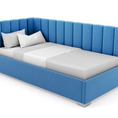 Кровать угловая Хлоя интерьерная +основание (120х200) в Агрызе - agryz.mebel24.online | фото 3