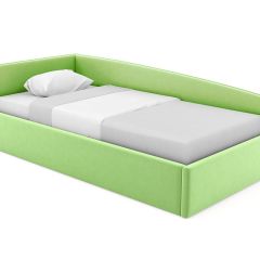 Кровать угловая Лэсли интерьерная +основание (90х200) в Агрызе - agryz.mebel24.online | фото