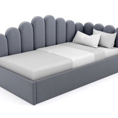 Кровать угловая Лилу интерьерная +основание (80х200) в Агрызе - agryz.mebel24.online | фото 9