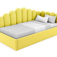 Кровать угловая Лилу интерьерная +основание (90х200) в Агрызе - agryz.mebel24.online | фото 13