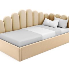 Кровать угловая Лилу интерьерная +основание (90х200) в Агрызе - agryz.mebel24.online | фото 17