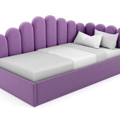 Кровать угловая Лилу интерьерная +основание (90х200) в Агрызе - agryz.mebel24.online | фото 20