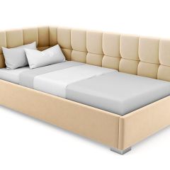 Кровать угловая Мия интерьерная +основание (120х200) в Агрызе - agryz.mebel24.online | фото 17