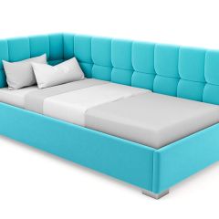 Кровать угловая Мия интерьерная +основание (80х200) в Агрызе - agryz.mebel24.online | фото 7