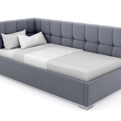 Кровать угловая Мия интерьерная +основание (80х200) в Агрызе - agryz.mebel24.online | фото 8
