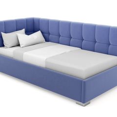 Кровать угловая Мия интерьерная +основание (80х200) в Агрызе - agryz.mebel24.online | фото 9