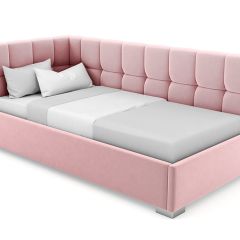 Кровать угловая Мия интерьерная +основание (80х200) в Агрызе - agryz.mebel24.online | фото 10