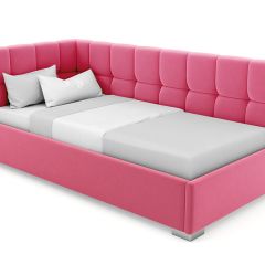 Кровать угловая Мия интерьерная +основание (80х200) в Агрызе - agryz.mebel24.online | фото 12