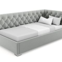 Кровать угловая Виола интерьерная +основание (90х200) в Агрызе - agryz.mebel24.online | фото 7