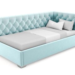 Кровать угловая Виола интерьерная +основание (90х200) в Агрызе - agryz.mebel24.online | фото 18
