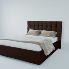 Кровать Венеция без основания 900 (экокожа коричневая) в Агрызе - agryz.mebel24.online | фото 1