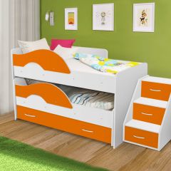 Кровать выкатная Радуга 800*1600 (Матрешка) Белый в Агрызе - agryz.mebel24.online | фото 21
