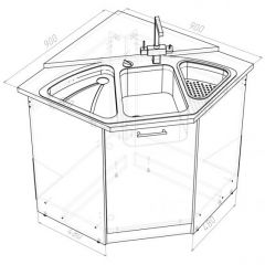 Кухонный гарнитур Ноктюрн оптима 1800х2400 мм в Агрызе - agryz.mebel24.online | фото 17