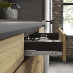 Кухонный гарнитур Лофт 2.0 (Дуб Крафт/Венге) в Агрызе - agryz.mebel24.online | фото 2