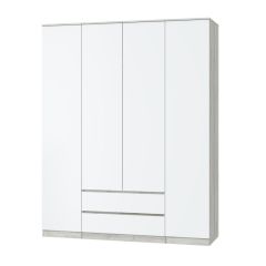 ЛОРИ Спальня (дуб серый/белый) в Агрызе - agryz.mebel24.online | фото 2