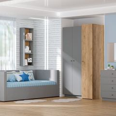 Модульная гостиная Квадро (ЛДСП дуб крафт золотой) в Агрызе - agryz.mebel24.online | фото 2
