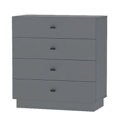 Модульная спальня Квадро (ЛДСП дуб крафт золотой) в Агрызе - agryz.mebel24.online | фото 3