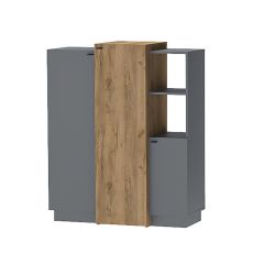 Модульная спальня Квадро (ЛДСП дуб крафт золотой) в Агрызе - agryz.mebel24.online | фото 6