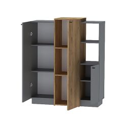 Модульная спальня Квадро (ЛДСП дуб крафт золотой) в Агрызе - agryz.mebel24.online | фото 7
