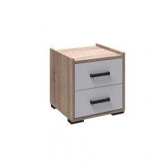 Модульная Спальня Соната (Белый/Дуб Крафт Золотой) в Агрызе - agryz.mebel24.online | фото 5