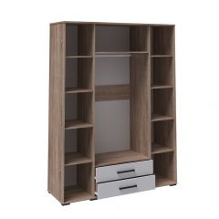 Модульная Спальня Соната (Белый/Дуб Крафт Золотой) в Агрызе - agryz.mebel24.online | фото 8