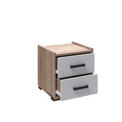 Модульная Спальня Соната (Белый/Дуб сонома) в Агрызе - agryz.mebel24.online | фото 4