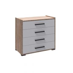 Модульная Спальня Соната (Белый/Дуб сонома) в Агрызе - agryz.mebel24.online | фото 7