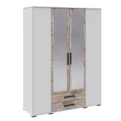 Модульная Спальня Соната (Белый/Дуб юкон) в Агрызе - agryz.mebel24.online | фото 4
