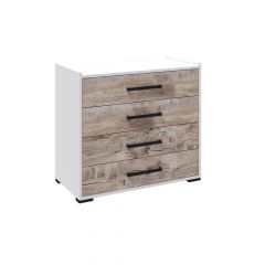 Модульная Спальня Соната (Белый/Дуб юкон) в Агрызе - agryz.mebel24.online | фото