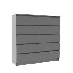 МОРИ МК 1200.10 Комод (графит) в Агрызе - agryz.mebel24.online | фото 2
