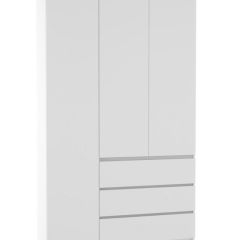 МОРИ МШ 1200.1 Шкаф (белый) в Агрызе - agryz.mebel24.online | фото 2