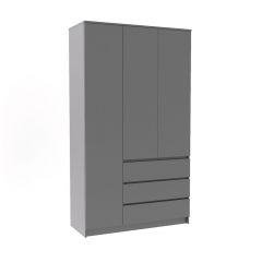 МОРИ МШ 1200.1 Шкаф (графит) в Агрызе - agryz.mebel24.online | фото 2