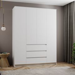 МОРИ МШ 1600.1 Шкаф (белый) в Агрызе - agryz.mebel24.online | фото 1