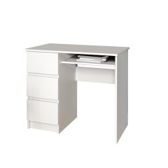 МОРИ МС-6 Стол ЛЕВЫЙ (белый) в Агрызе - agryz.mebel24.online | фото 1