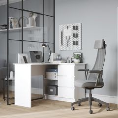 МОРИ МС-16 Стол угловой УНИ (белый) в Агрызе - agryz.mebel24.online | фото 3