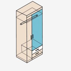НИКА Н10з Шкаф для одежды в Агрызе - agryz.mebel24.online | фото 4