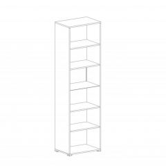 НИЦЦА Гостиная Шкаф-витрина 1 дв в Агрызе - agryz.mebel24.online | фото 2
