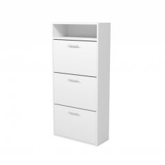 Обувница 3 секции (белый) в Агрызе - agryz.mebel24.online | фото