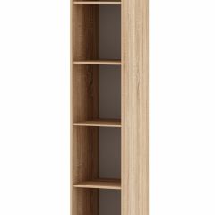 БЕАТРИС Шкаф-Пенал Соло (Дуб Сонома/Белый глянец) в Агрызе - agryz.mebel24.online | фото 2