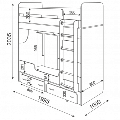 Подростковая ОСТИН (модульная) в Агрызе - agryz.mebel24.online | фото 66