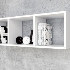 Полка открытая 900 (ЛДСП Белый) в Агрызе - agryz.mebel24.online | фото