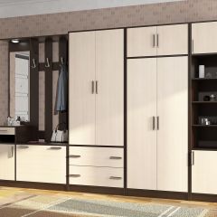 Прихожая ДИАНА-4 сек №14 (Венге/Дуб молочный) в Агрызе - agryz.mebel24.online | фото 2