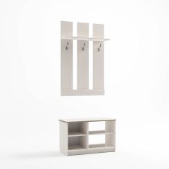 Прихожая Дуэт (Бодега белая) в Агрызе - agryz.mebel24.online | фото 2