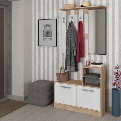Прихожая Энтер (Дуб Сонома/Белый) в Агрызе - agryz.mebel24.online | фото 2