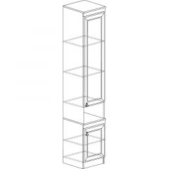 Шкаф №617 Инна Денвер светлый в Агрызе - agryz.mebel24.online | фото 2