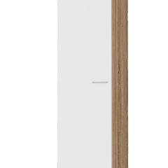 ИТАЛИЯ П-500 Пенал 1 дв. (Дуб сонома/Белый глянец) в Агрызе - agryz.mebel24.online | фото