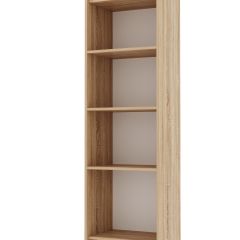 ИТАЛИЯ П-500 Пенал 1 дв. (Дуб сонома/Белый глянец) в Агрызе - agryz.mebel24.online | фото 2