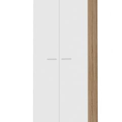 ИТАЛИЯ ШК-800 Шкаф 2 дв. (Дуб сонома/Белый глянец) в Агрызе - agryz.mebel24.online | фото