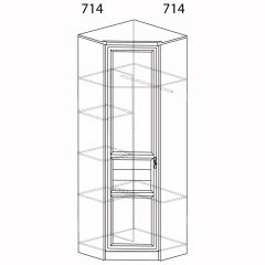 Прихожая Лира 1 Дуб нортон светлый в Агрызе - agryz.mebel24.online | фото 5