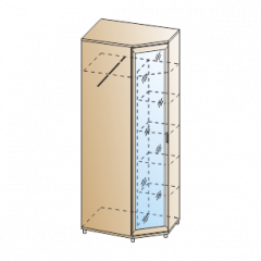 Прихожая Мелисса композиция 10 (Гикори Джексон светлый) в Агрызе - agryz.mebel24.online | фото 6